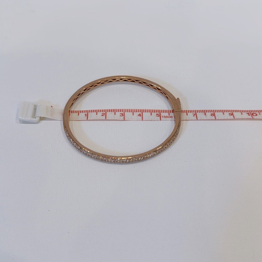 Alainn rose gold pave bangle in excellent condition.